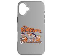The Flintstones Fred Wilma Betty Barney on Bike Coque pour iPhone 16 Plus
