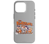 The Flintstones Fred Wilma Betty Barney on Bike Coque pour iPhone 16 Pro