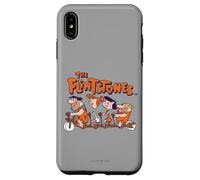 The Flintstones Fred Wilma Betty Barney on Bike Coque pour iPhone XS Max