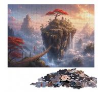 The Floating Castle Puzzle en Bois Détaillé 1000 pièces pour Adultes | À offrir : Puzzle pour passionné : cadeau puzzle pour adulte, loisir pour amateur de puzzle.