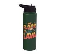 The Floor Is Lava Funny Parkour Freerunning Stainless Steel Insulated Water Bottle
