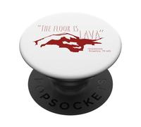 The Floor is Lava - Pompéi Dark Humour - Rome Antique SPQR PopSockets PopGrip Adhésif
