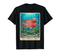 The Flowerhorn Cichlid Tarot Card T-Shirt