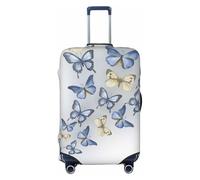 The Flying-Up Butterflies Housses de protection élastiques pour bagages de 45 à 81 cm, noir, L