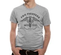 The Foo Fighters - T-shirt Stencil Grey