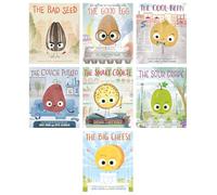 The Food Group Series 7 Books Collection Set By Jory John (The Bad Seed, The Good Egg, The Cool Bean, The Couch Potato, The Smart Cookie, The Sour Grape, The Big Cheese)