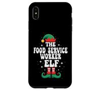 The Food Service Worker Elf Funny Christmas Coque pour iPhone XS Max