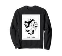 The Fool Carte de Tarot Occulte Cosmic Wanderer Goth Sweatshirt