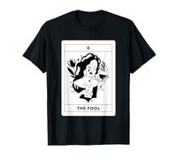 The Fool Carte de Tarot Occulte Cosmic Wanderer Goth T-Shirt