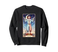 The Fool Clown Tarot Cosmic Dreamscape Sweatshirt