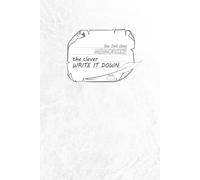 The fool does memorize The clever write it down: The best notebook for notes and memos