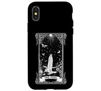 The Fool Ghost Cottagecore Carte de Tarot Major Arcana Witchy Coque pour iPhone X/XS