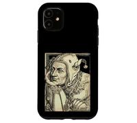 The Fool Jester in Court Entertainer Comédie médiévale Drôle Coque pour iPhone 11