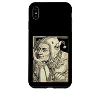 The Fool Jester in Court Entertainer Comédie médiévale Drôle Coque pour iPhone XS Max
