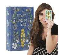 The Forager's Daughter Tarot Deck Lot de 78 cartes Oracle - Outils de divination mystique pour bonbonnières, discours de fortune et conseils spirituels