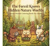 The Forest Knows Hidden Nature Worlds: Secret Worlds Coloring Book for Adults Featuring Cozy Adventures, Whimsical Wildlife, Mindfulness, Relaxation, and Stress Relief