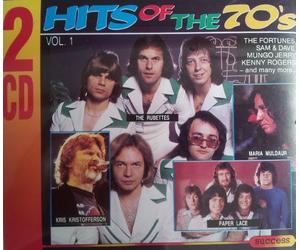 The Fortunes, Sam & Dave, Mungo Jerry, Kenny Rodgers and many more - Hits Of The 70'S Double CD Box Set