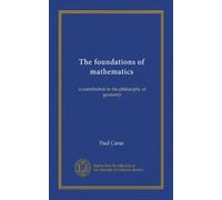 The foundations of mathematics: a contribution to the philosophy of geometry