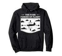 The Four Forces of Flight Sweat à Capuche