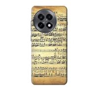 The Fowler Mozart Music Sheet Etui Coque Housse pour OnePlus 13R