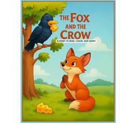 The Fox and The Crow: A STORY TO READ, COLOR, AND LEARN