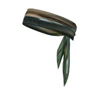 The Fox In The Grass Bandeau de sport souple pour homme et femme Pour tennis, cyclisme, yoga