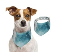 The Fox in The Mist Bandana réglable pour garçons et filles, convient pour chats et chiens
