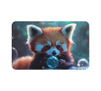 The Fox Playing With BubblesSupernatural Symbols Black Printing 1 pièce Serviette de plage en velours peau de pêche à séchage rapide surdimensionnée 140 x 70 cm pour adultes, serviette super