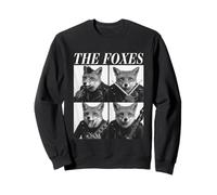 The Foxes Musicians Funny Animals Rock Music Emo Punk Band Sweatshirt