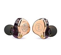 THE FRAGRANT ZITHER TFZ T2 Écouteurs intra-auriculaires stéréo pour jeux vidéo, moniteurs intra-auriculaires, basses de 3,5 mm, IEM, compatible avec iPhone et Android et PC (violet doré)