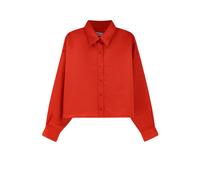 THE FRANKIE SHOP chemise en satin rouge - S
