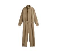 THE FRANKIE SHOP combinaison en viscose et lin beige - M