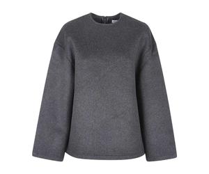 The Frankie Shop - Delancey Top à Manches Longues en Laine - Femme - Pulls - Gris - Taille: 38 FR