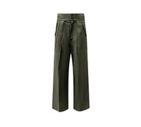 the frankie shop pantalon femme vert en coton - S