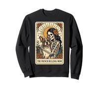 The French Bulldog Mom Tarot Card Carte De Tarot Sweatshirt