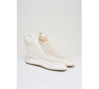 the french touch chaussures femme de couleur blanc