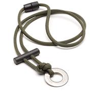 The Friendly Swede Collier en Paracorde avec Allume-Feu - GARANTIE A VIE (Vert)