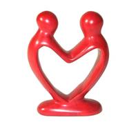 The Friendly Trading Co Amoureux éternels - Créé à la main en un seul morceau de pierre - en 10 ou 15 cm (10 cm)