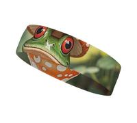 The Frog Family est un bandeau de lecture pour homme et femme, s'adapte à toutes les tailles de tête, ultra absorbant et antidérapant pour la course à pied, le yoga, la gym