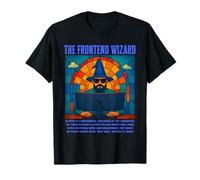 The Frontend Wizard Funnt Frontend Engineer T-Shirt