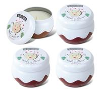 The Fruit Company Bougie parfumée noix de coco en boîte de 150 gr avec 1 mèche, avec cire végétale, durée +40hrs et extraits naturels