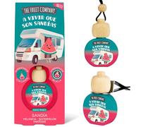 The Fruit Company Désodorisant voiture pastèque absorbant les odeurs pour grille ou suspension 0 % alcool avec extraits naturels