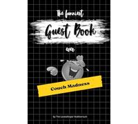 The funniest Guest Book ever: Couch Madness, hilarious gag gift, Family, Friends, Sofa, Home, yellow