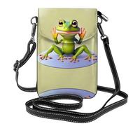 The Funny Frog doing Yoga Sac à bandoulière imprimé pour femme - Parfait pour les voyages et le shopping