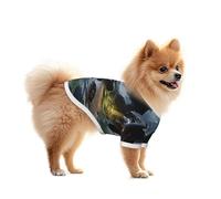 The Fusion of Killer Whales and Forests Cute Dog and Cat T-Shirt - Doux et respirant - Vêtements pour animaux de compagnie de petite à grande taille pour chiens et chats