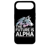 The Future is Alpha Wolf Meme Fearless Alpha Sigma Loup-Garou Coque pour iPhone Air