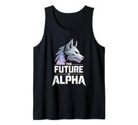 The Future is Alpha Wolf Meme Fearless Alpha Sigma Loup-Garou Débardeur