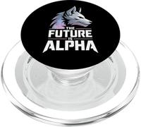 The Future is Alpha Wolf Meme Fearless Alpha Sigma Loup-Garou PopSockets PopGrip pour MagSafe