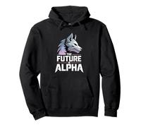 The Future is Alpha Wolf Meme Fearless Alpha Sigma Loup-Garou Sweat à Capuche