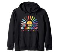 The Future is Inclusive Rainbow Pride Month LGBTQ+ Cadeaux Sweat à Capuche